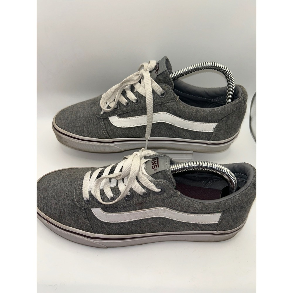 Vans Ward Low Top Heathered Grey Jersey Skate Shoes Womens 9 Mens 7.5 - Picture 7 of 11